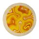 Orange Yellow Round "Amoebe" Desso Carpet