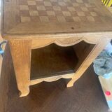 Marquetry bedside table