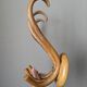 Porte manteau thonet vintage en bois courbé