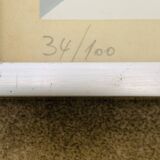 Lithograph Eugenio Carmi "La Scoperta Della Luce" 1971