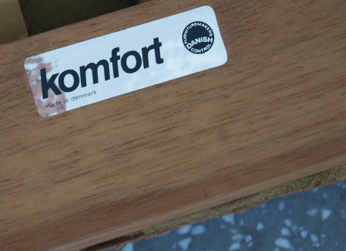 Fauteuil lounge en teck par Sven Ellekaer pour Komfort, Danemark, années 1960
