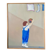 L'enfant au ballon - art figuratif contemporain