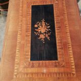 Rectangular pedestal table
