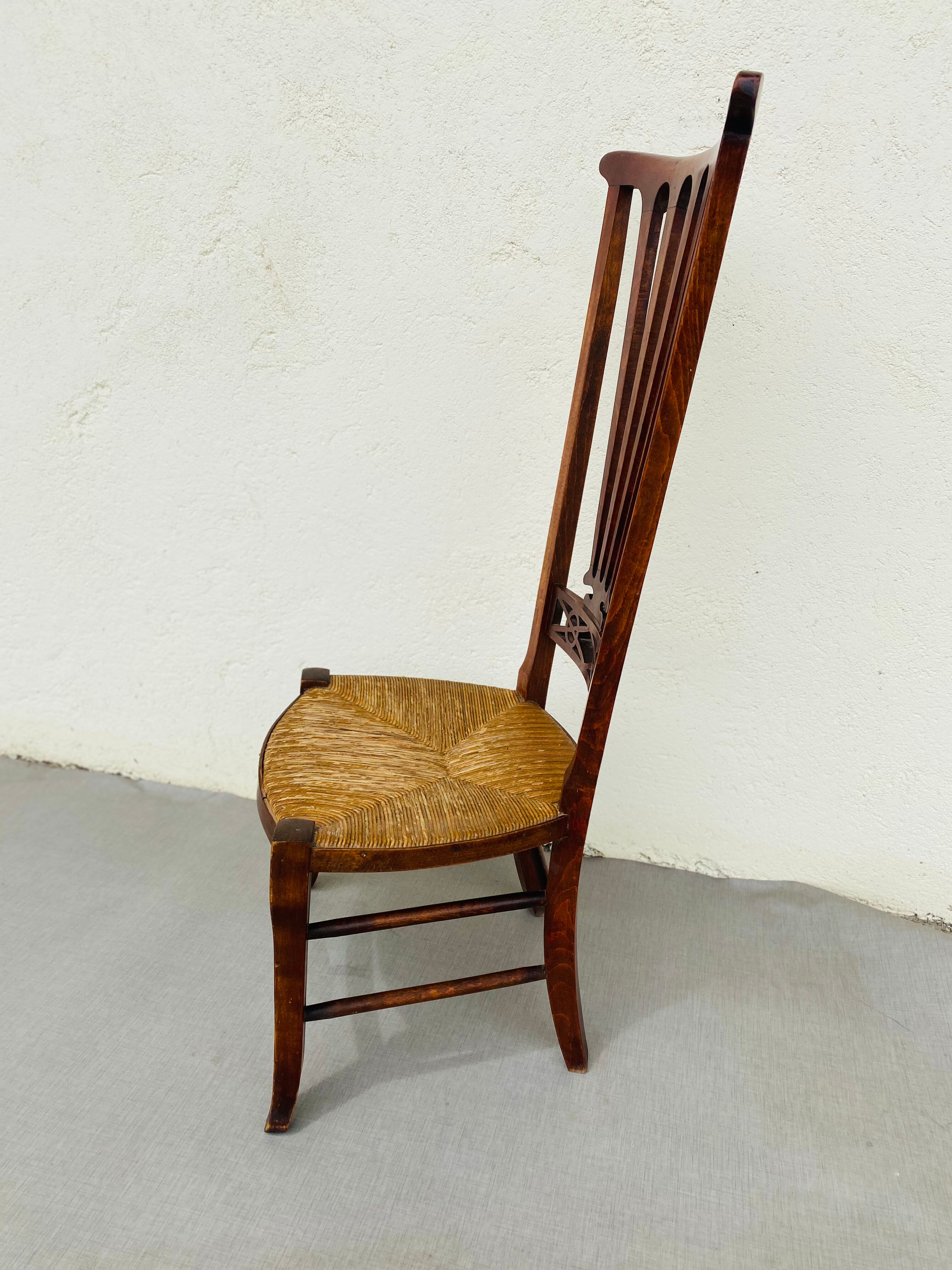 Art nouveau nurse chair