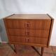 Scandinavian teak chest of drawers from the 1960s.