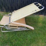 Folding garden armchair