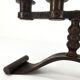 Wrought iron chandelier with four lights, Charles Piguet, Switzerland, circa 1930.