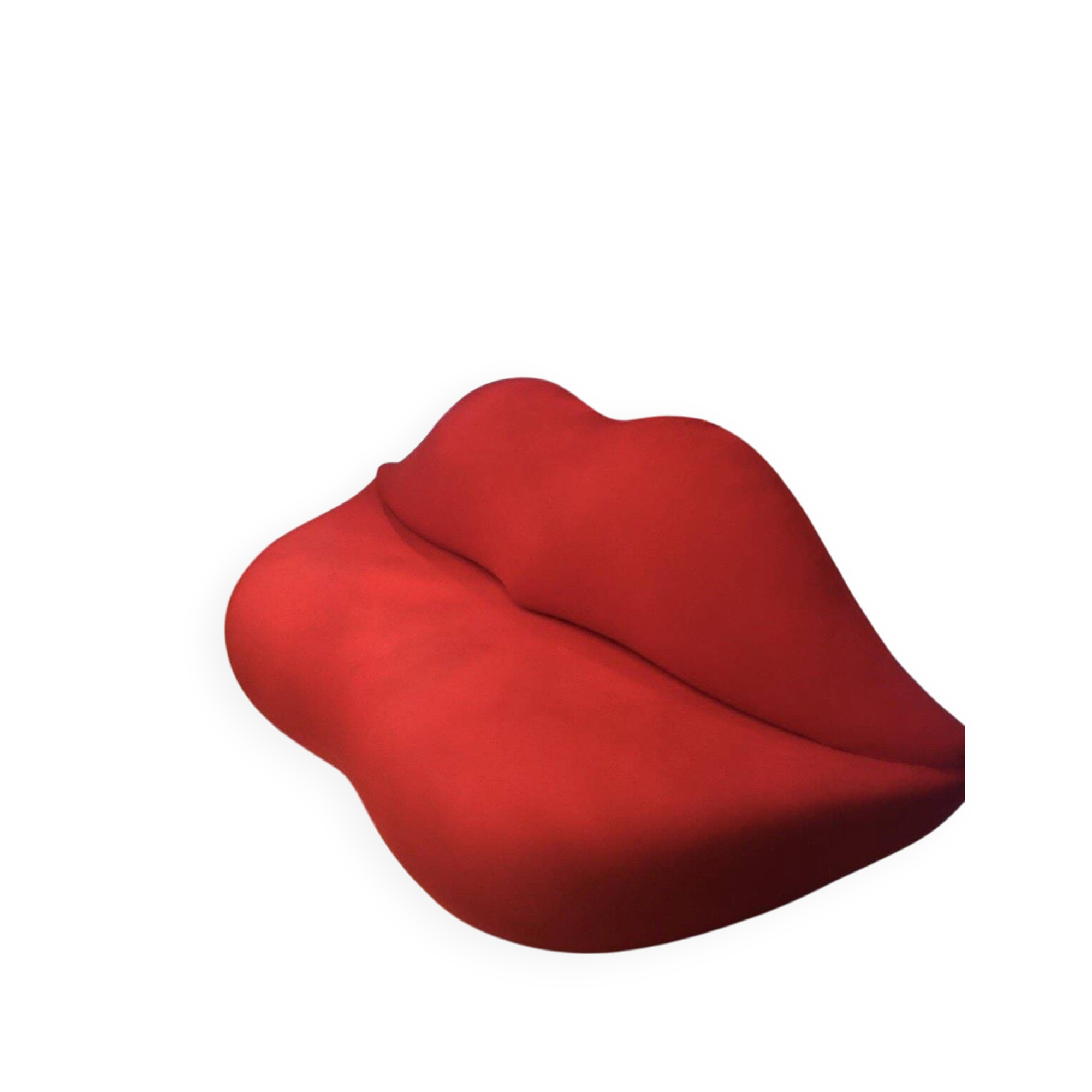 Scarlet red designer sofa – iconic inspiration
