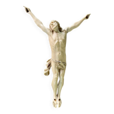 Christ in ivory, late 19th century in accordance with CITES regulations.