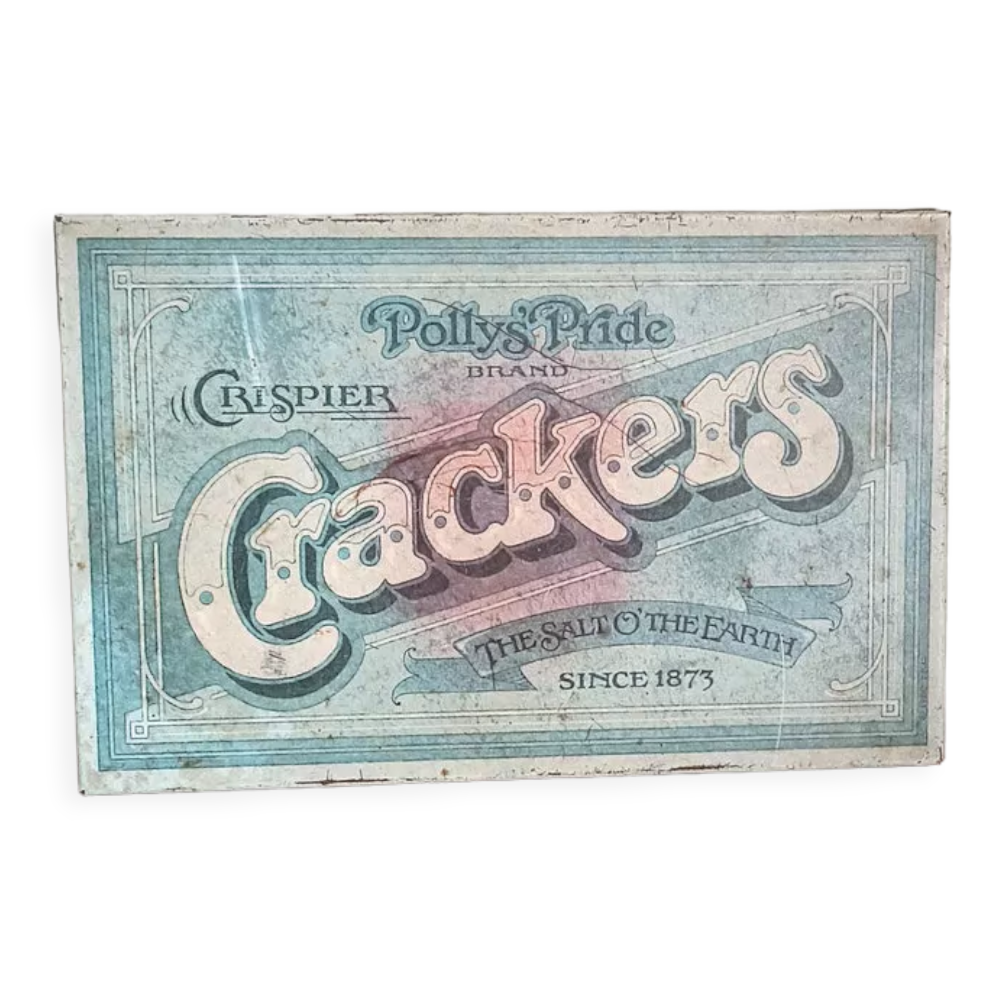 Old metal box crackers