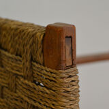 Mountain armchair, wood and ropes 1950