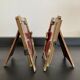 Duo of bronze art deco frames
