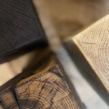 Oak side table