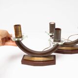 Paire de lampes de chevet style art déco vers 1940