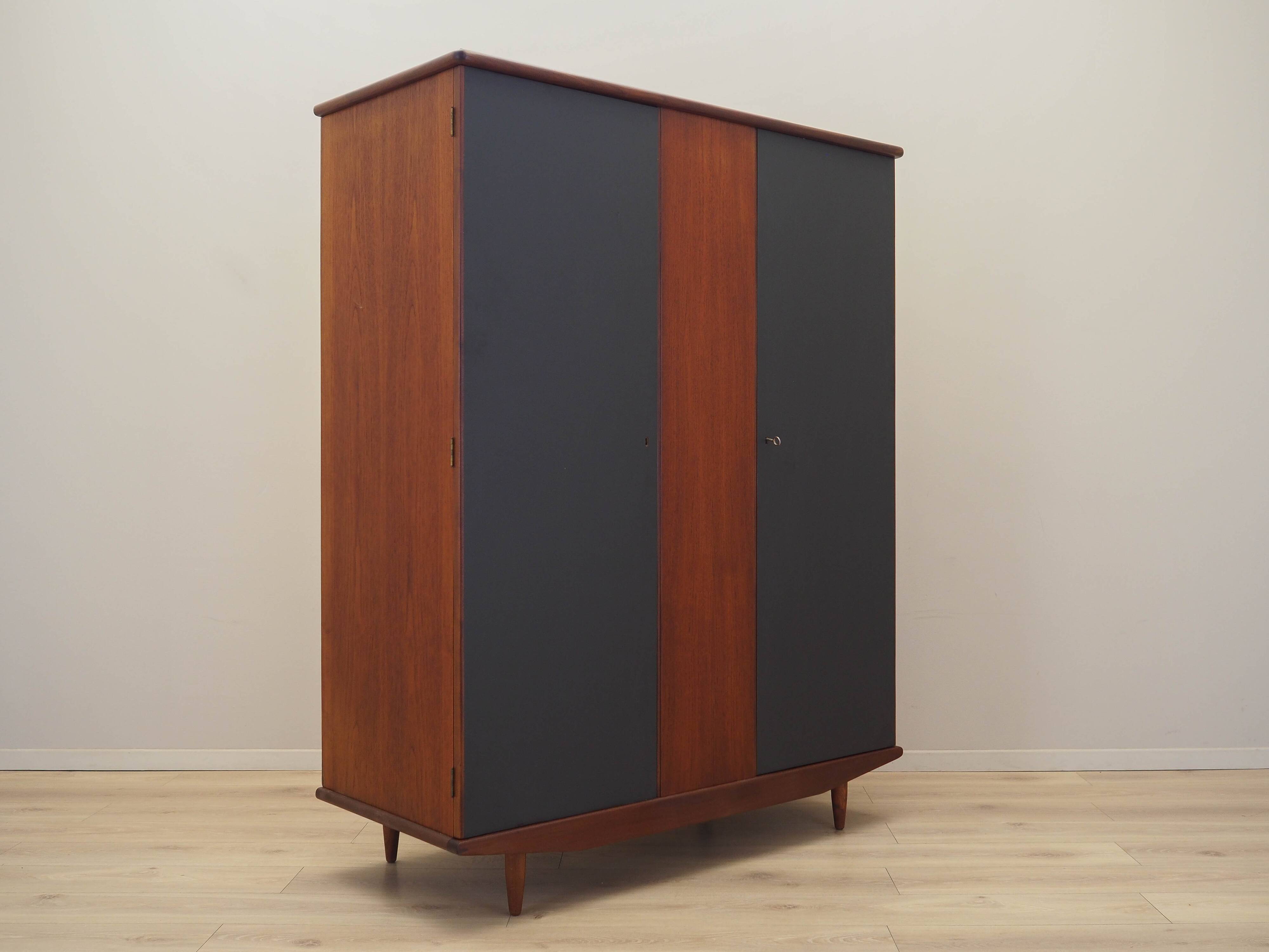 Teak wardrobe, Danish design, 1960s, production: Denmark