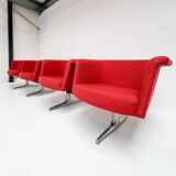 Nine part modular waiting room set from Artifort, 1980s
