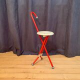 Memphis folding chair by Ivan Loss, Ulisse, Italy, 1980s