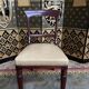 6 chaises anglaises Louis Philippe en acajou et cuir