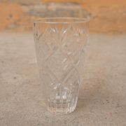Vintage vase in cut crystal