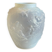 Muller opalescent bird vase