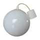 Suspension ball in white opaline 70s