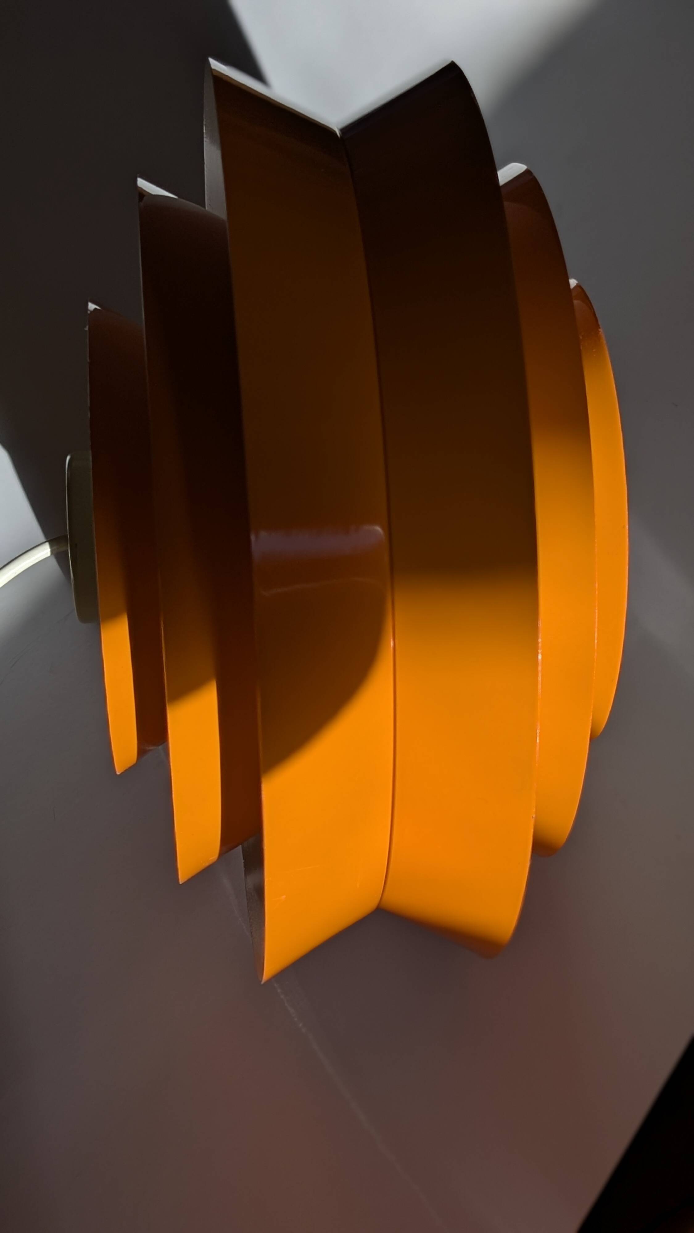 Vintage orange suspension by Carl Thore for Granhaga – Swedish design 1960