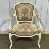 1970s Louis XV style cabriolet armchair