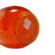 ABM Vase, mid-century modern, orange glass, Poland, 1970s