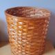 Corbeille à papier ou cache pot en osier