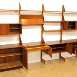 Teak "system" library, sweden, 1960