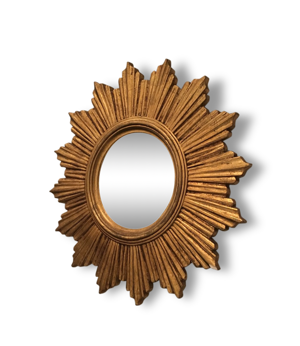 Mirror convex Sun resin.