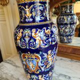 Vase ancien en faïence Gien