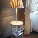 Bedside table with lamp