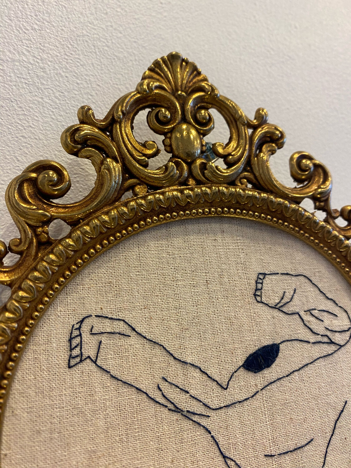 Framed embroidery