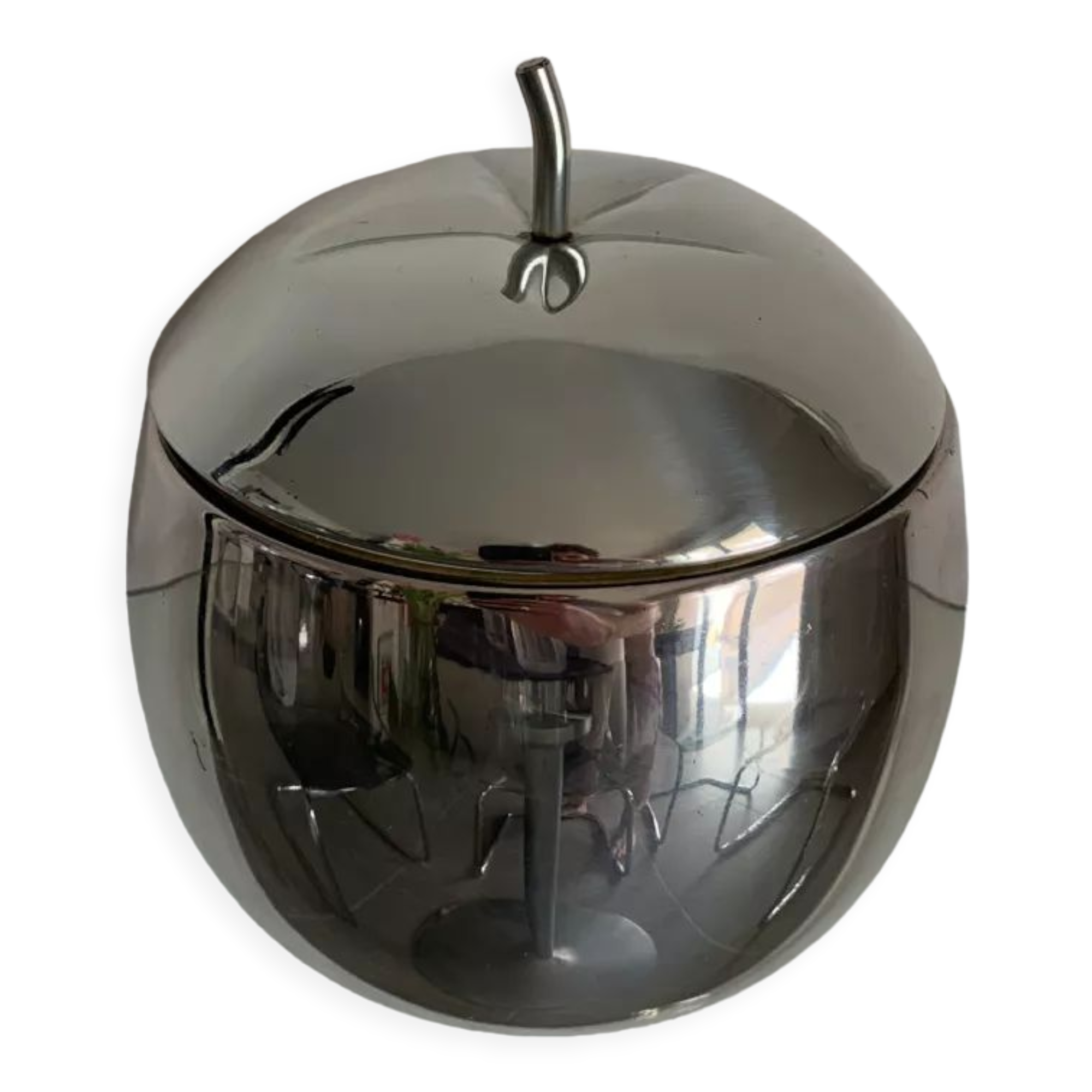 Seau à glaçons pomme, années 70