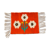 Rolakan wool carpet decoration tulips 46cm x 25cm