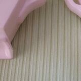 Théière and its pink ceramic sugar maker Art Deco