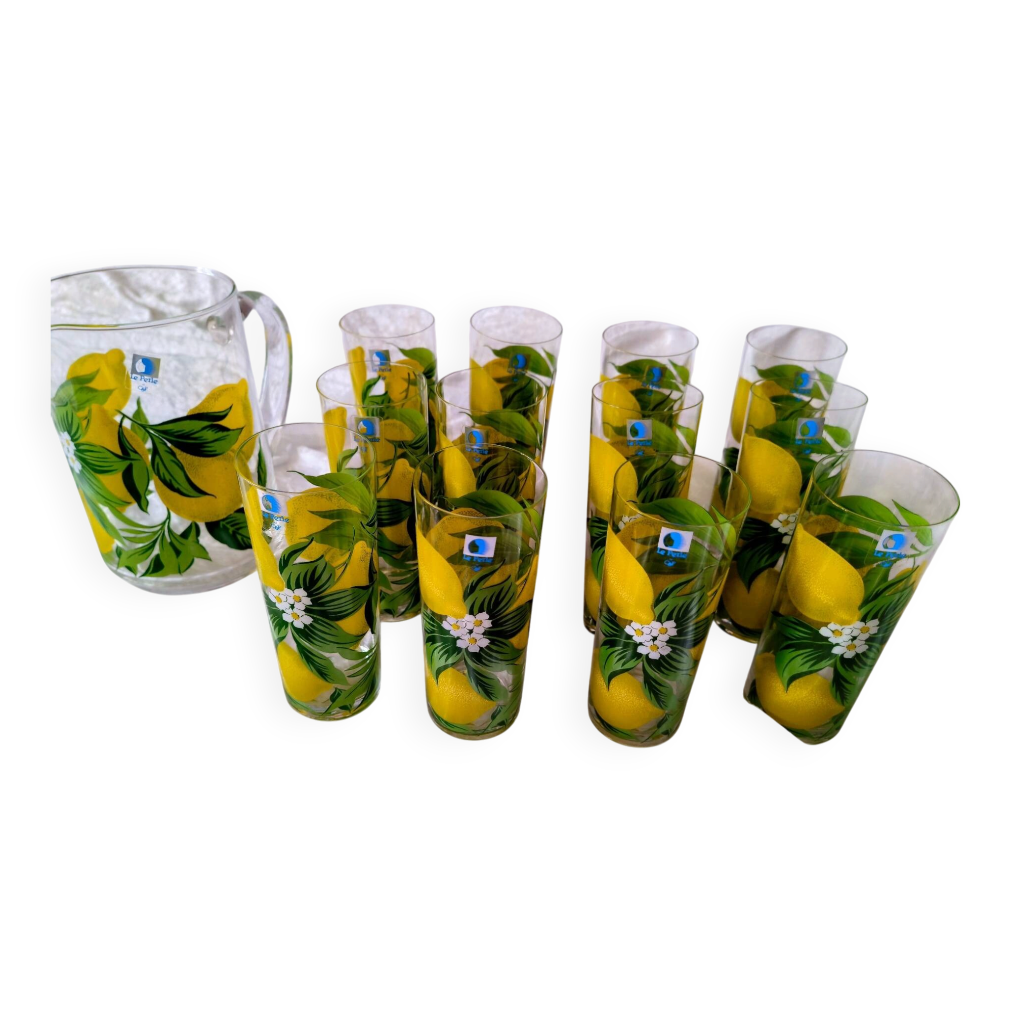 Ensemble 12 verres et brot C&F Italie 1980