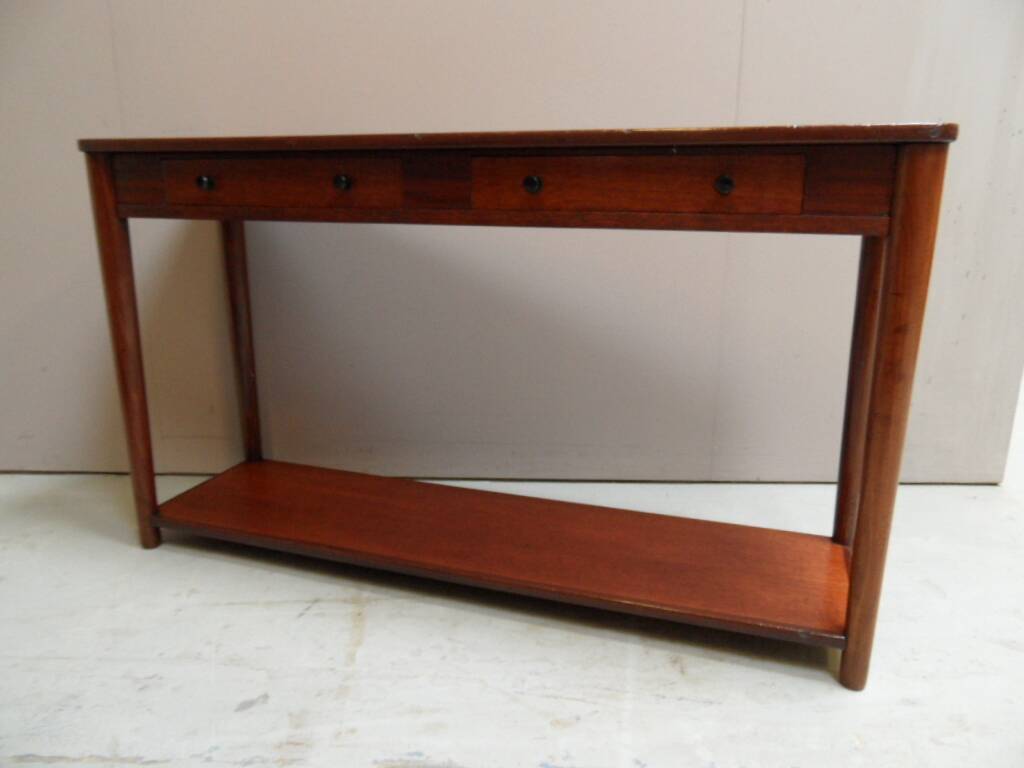 Vintage Mid Century mahogany side table 1950's