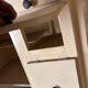 Vintage compartmentalised wardrobe