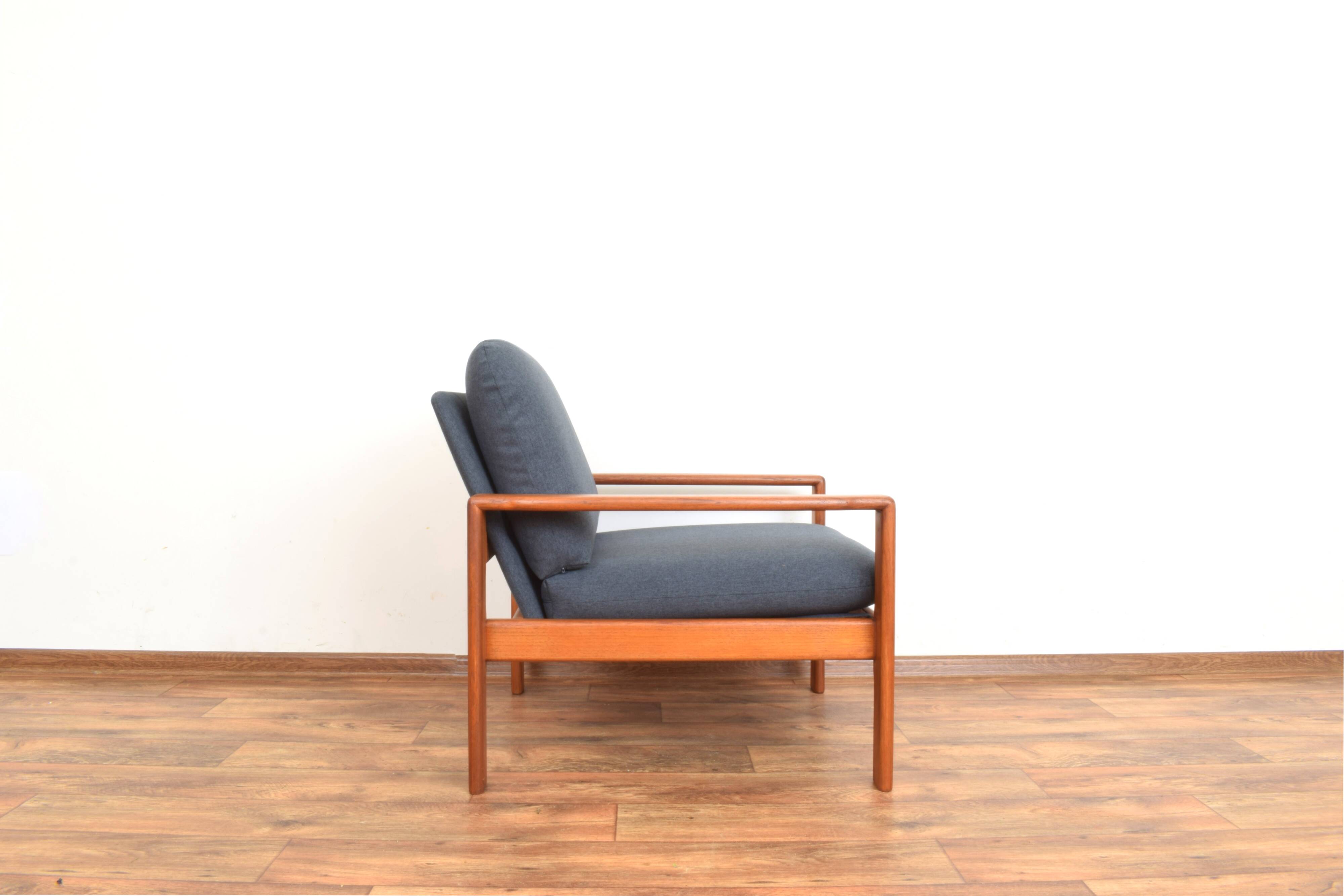 Mid-Century Danish Teak Armchairs, 1970s, Set of 2