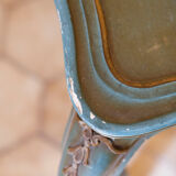 Louis XV style Venetian blue patina table