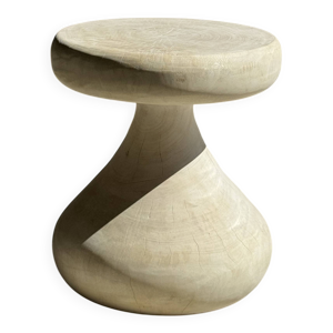 Pawn Bleach Tabouret, manguier