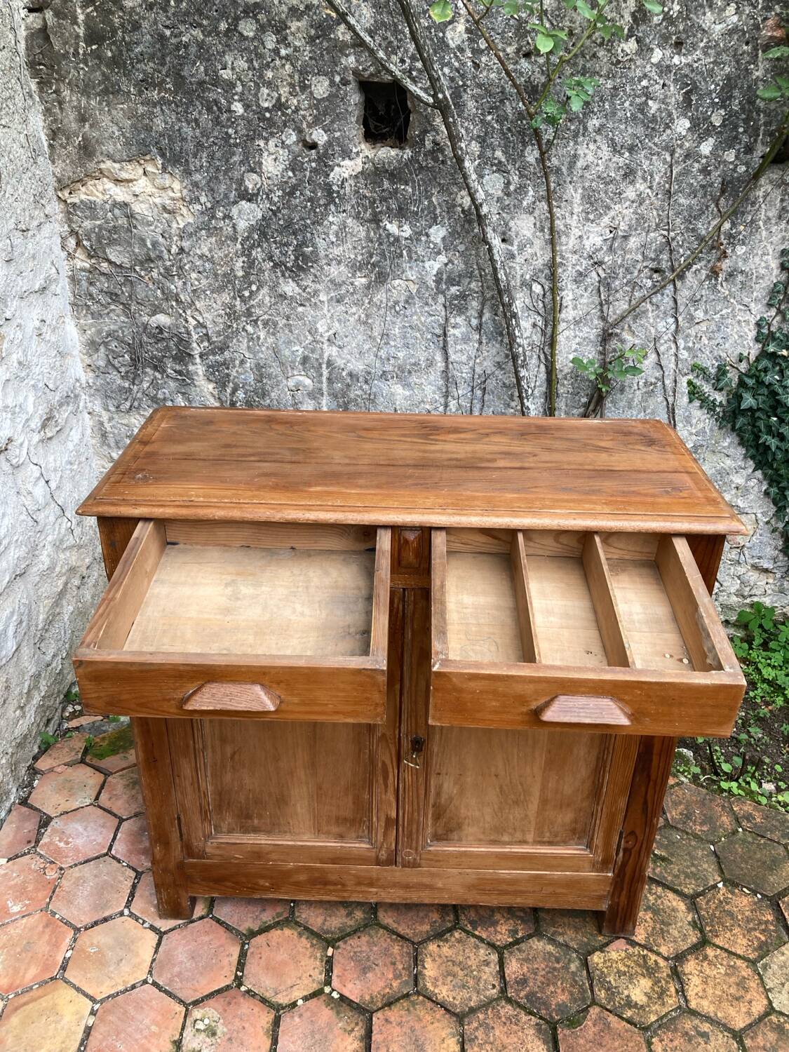 Vintage solid pine dresser