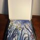 Assiette en faïence de Luneville les iris claude Monet