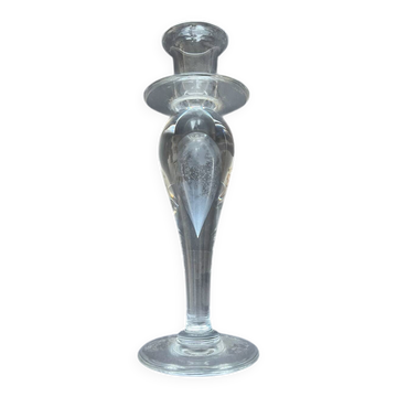Bougeoir en cristal de Saint Louis
