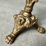 Antique JL & Cie terrestrial globe | Gilded metal base | 19th century | 20.5 cm