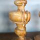 An antique pair of Louis XIV style paddle holders.