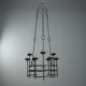 Lustre en fer forgé par Alberto Gerardi
