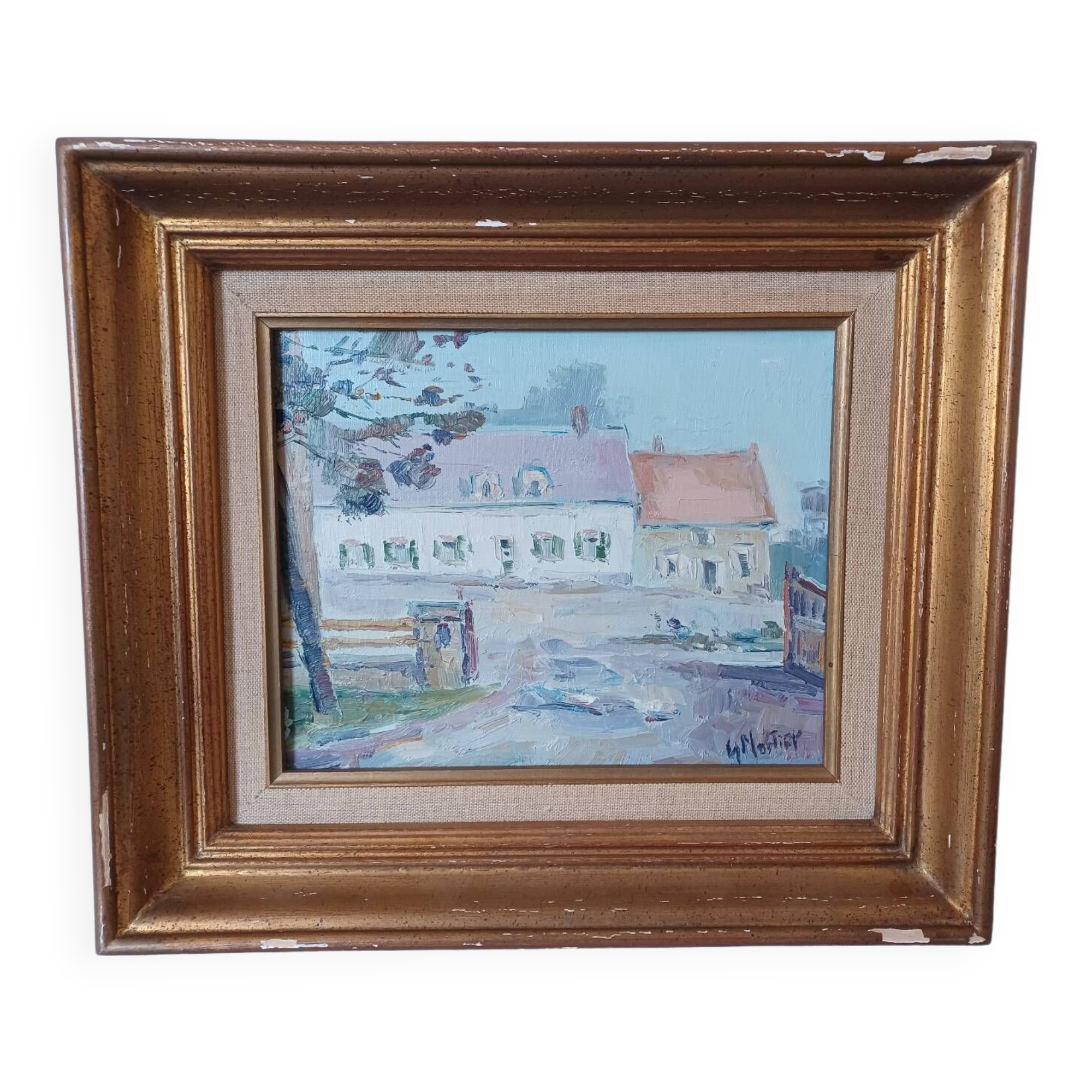 Peinture à l huile Wierre effroy